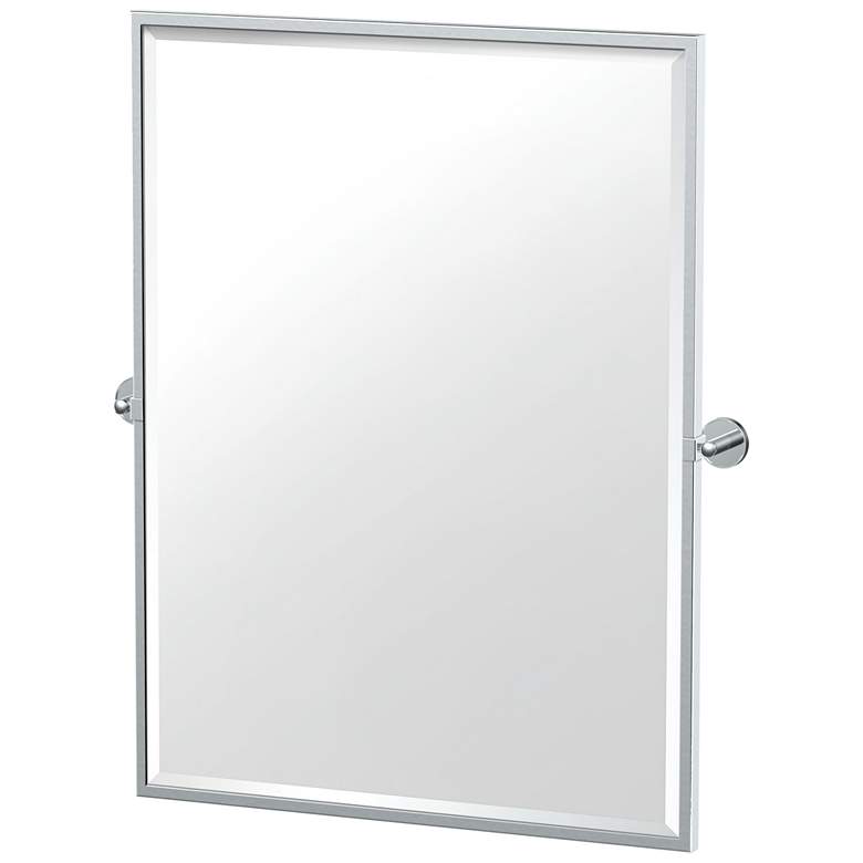 Image 1 Gatco Sky 32.5"H Framed Rectangle Mirror, Chrome