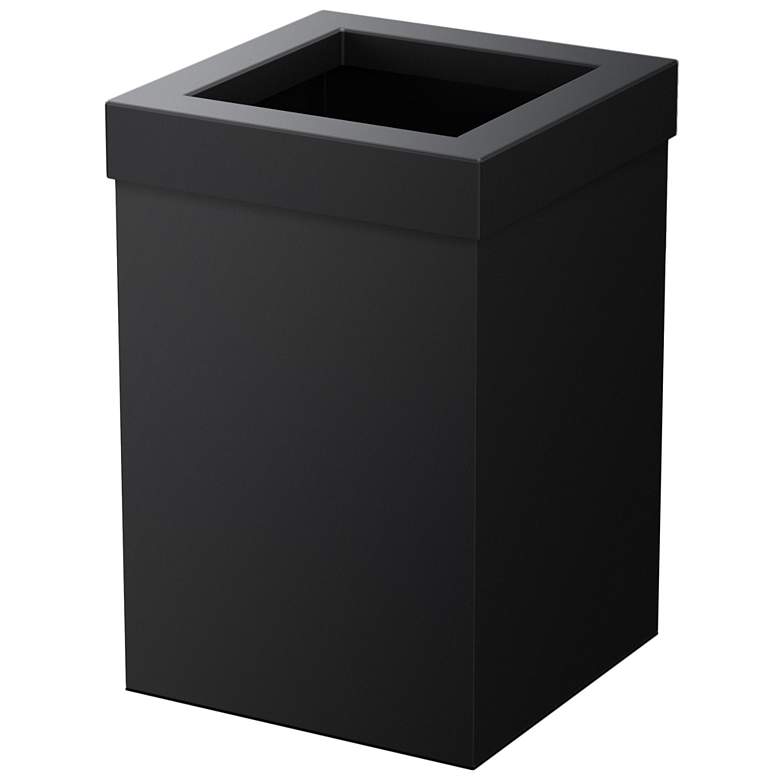 Image 2 Gatco Square Wastebasket 11.875", Matte Black