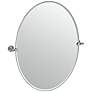1_Gatco Tavern Large Nickel 28 1/2" x 32" Wall Mirror