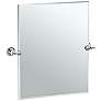 1_Gatco Tavern Polished Nickel 23 1/2" x 24" Vanity Mirror
