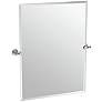 1_Gatco Tavern Polished Nickel 28" x 31 1/2" Wall Mirror
