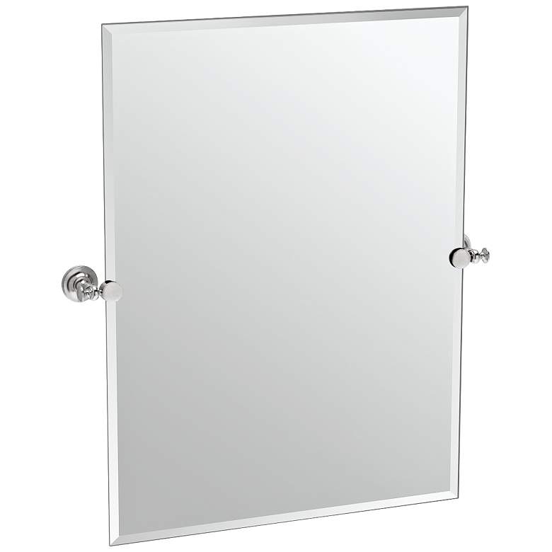 Image 1 Gatco Tavern Satin Nickel 28 inch x 31 1/2 inch Wall Mirror