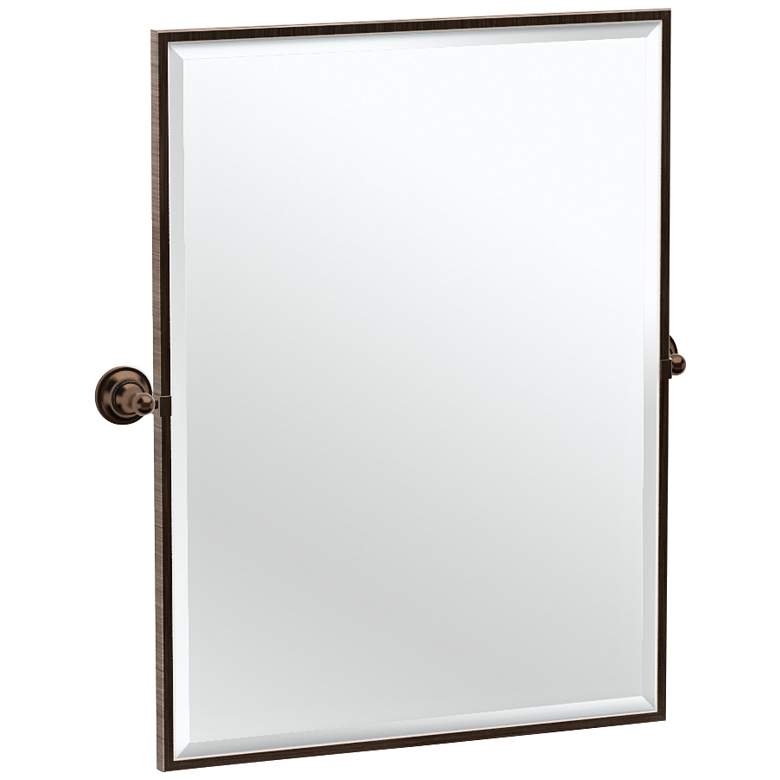 Image 1 Gatco Tiara Bronze 28 1/4 inch x 32 1/2 inch Wall Mirror