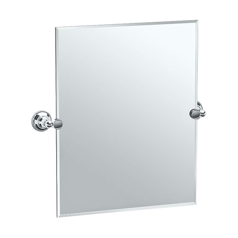 Image 1 Gatco Tiara Chrome 24 3/4 inch x 24 inch Vanity Mirror