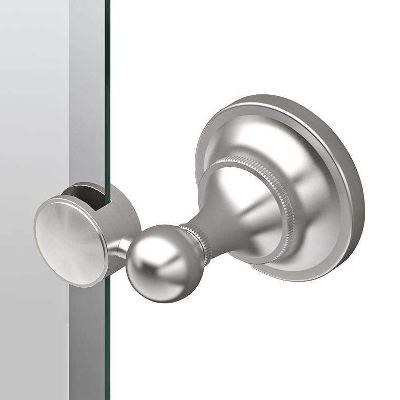Image 2 Gatco Tiara Satin Nickel 24 3/4" x 24" Frameless Wall Mirror more views