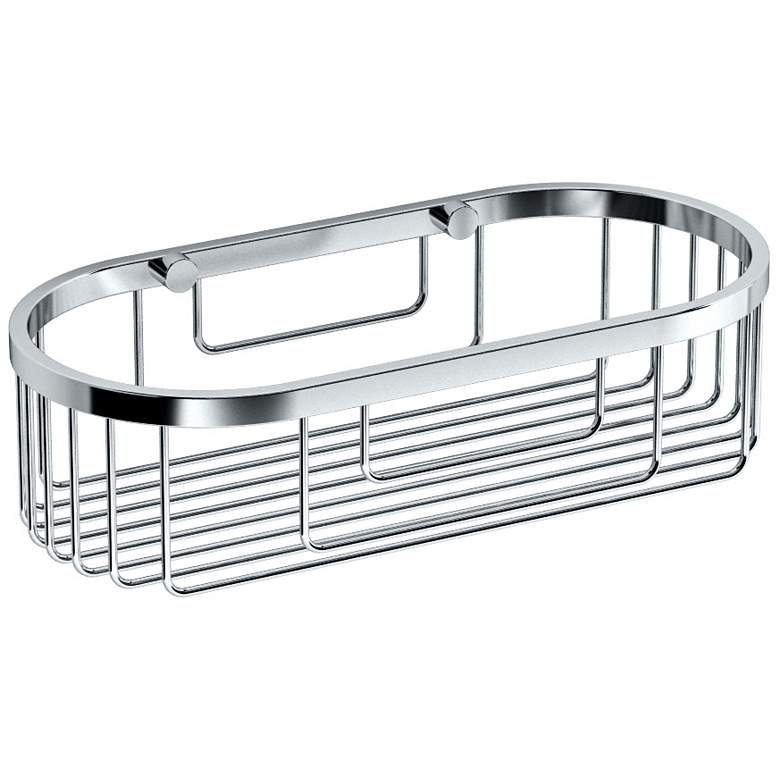 Image 1 Gatco Trends Chrome 10 inch Wide Oval Shower Basket
