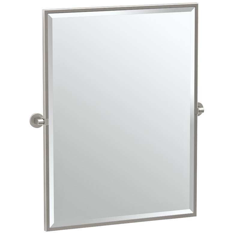 Image 1 Gatco Zone Satin Nickel 28 inch x 32 1/2 inch Wall Mirror
