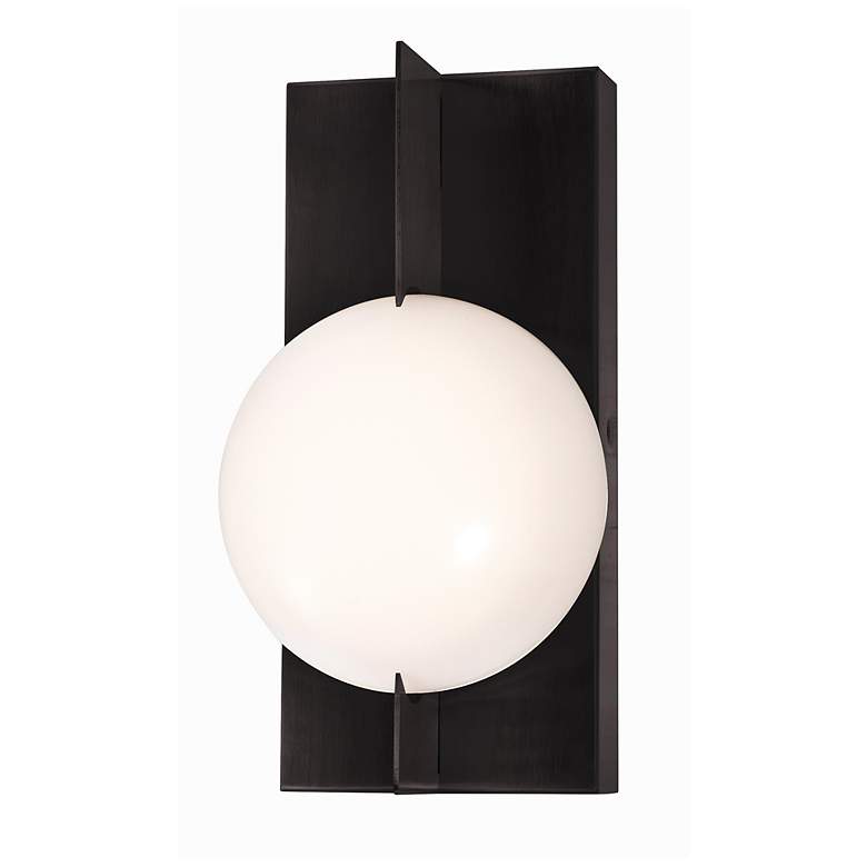 Image 1 Gates 10" High Black ADA LED Wall Sconce