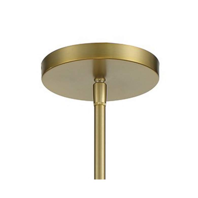 Image 5 Gateway Park 20" Wide Soft Brass 5-Light Drum Pendant more views