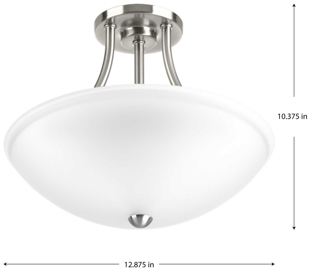 Image 4 Gather Collection 12-7/8" Semi-Flush/Convertible more views
