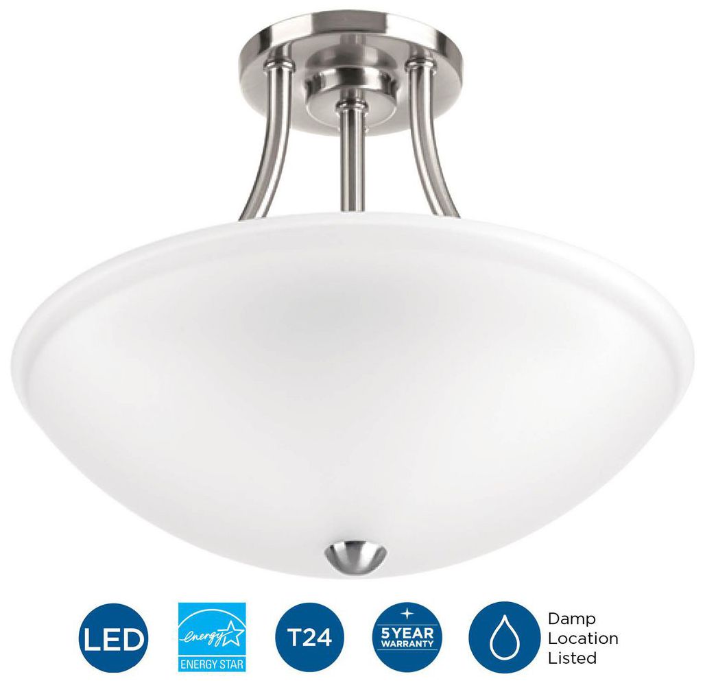 Image 7 Gather Collection 12-7/8" Semi-Flush/Convertible more views