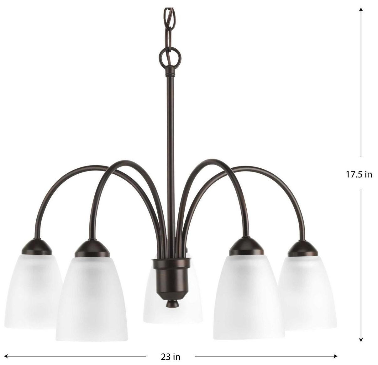 Image 2 Gather Collection Five-Light Chandelier Light more views