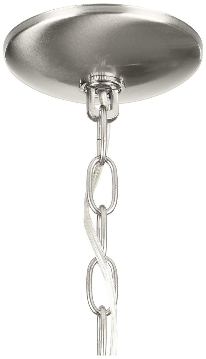 Thumbnail4 of Gather Collection Five-Light Etched Glass Chandelier Light more views