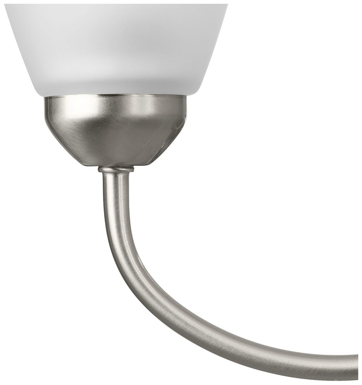 Gather Collection Five-Light Etched Glass Chandelier Light