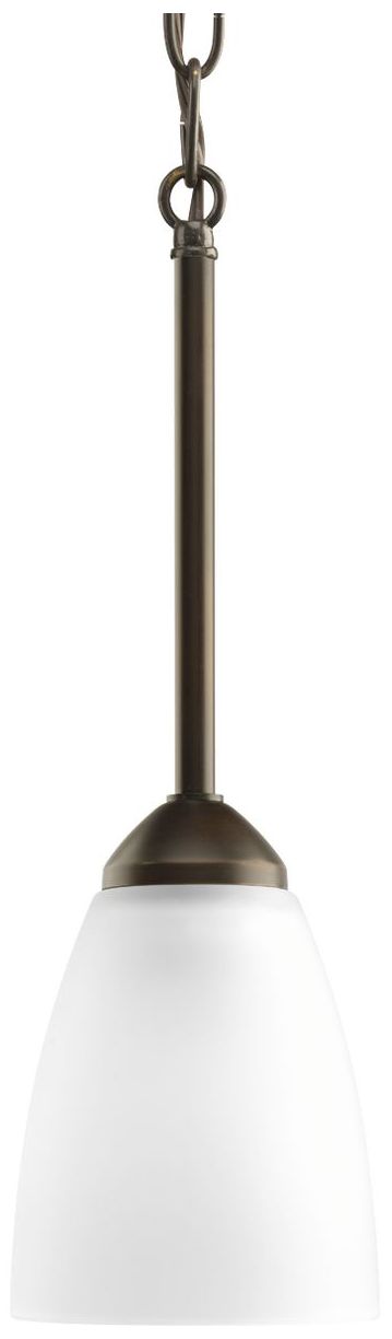 Image 2 Gather Collection One-Light Etched Glass Mini-Pendant Light more views