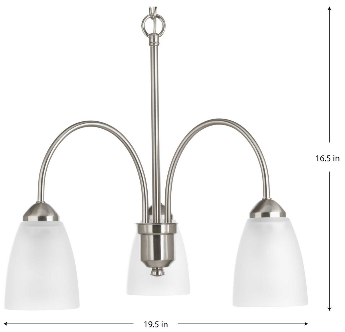Image 3 Gather Collection Three-Light Chandelier Light more views