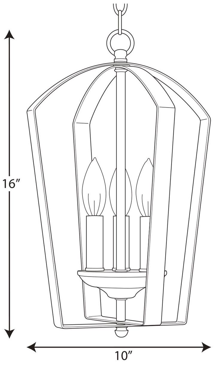 Image 4 Gather Collection Three-Light Foyer Pendant more views