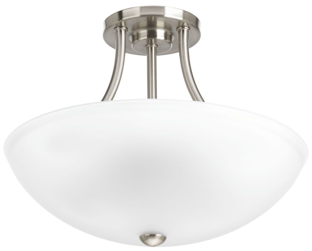 Gather Collection Two-Light 12-7/8" Semi-Flush Convertible
