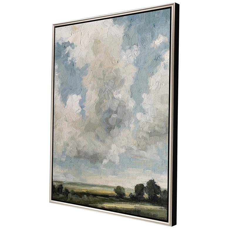 Image 4 Gathering Clouds 50" High Giclee Framed Canvas Wall Art more views