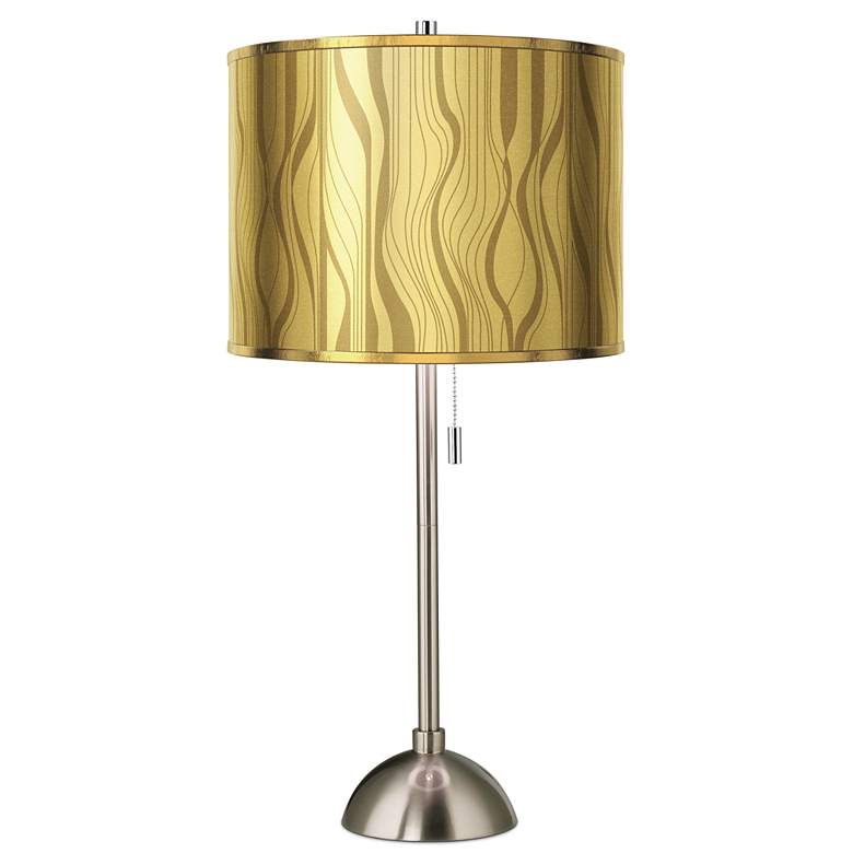 Image 1 Gathering Gold Shade by Inspire! Me Home Decor with Cava Table Lamp