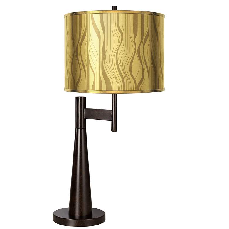 Image 1 Gathering Gold Shade by Inspire Me Home Decor with Novo Bronze Table Lamp