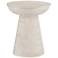 Gati Whitewash Accent Table
