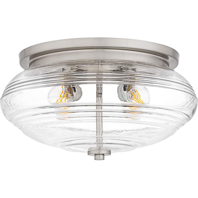 Image 2 Gatonby 4-Light Brushed Nickel Flush Mount more views