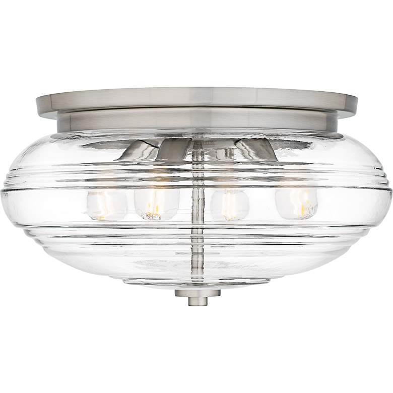 Image 3 Gatonby 4-Light Brushed Nickel Flush Mount more views