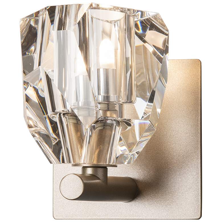 Image 1 Gatsby 1-Light Bath Sconce - Soft Gold Finish - Crystal Accents