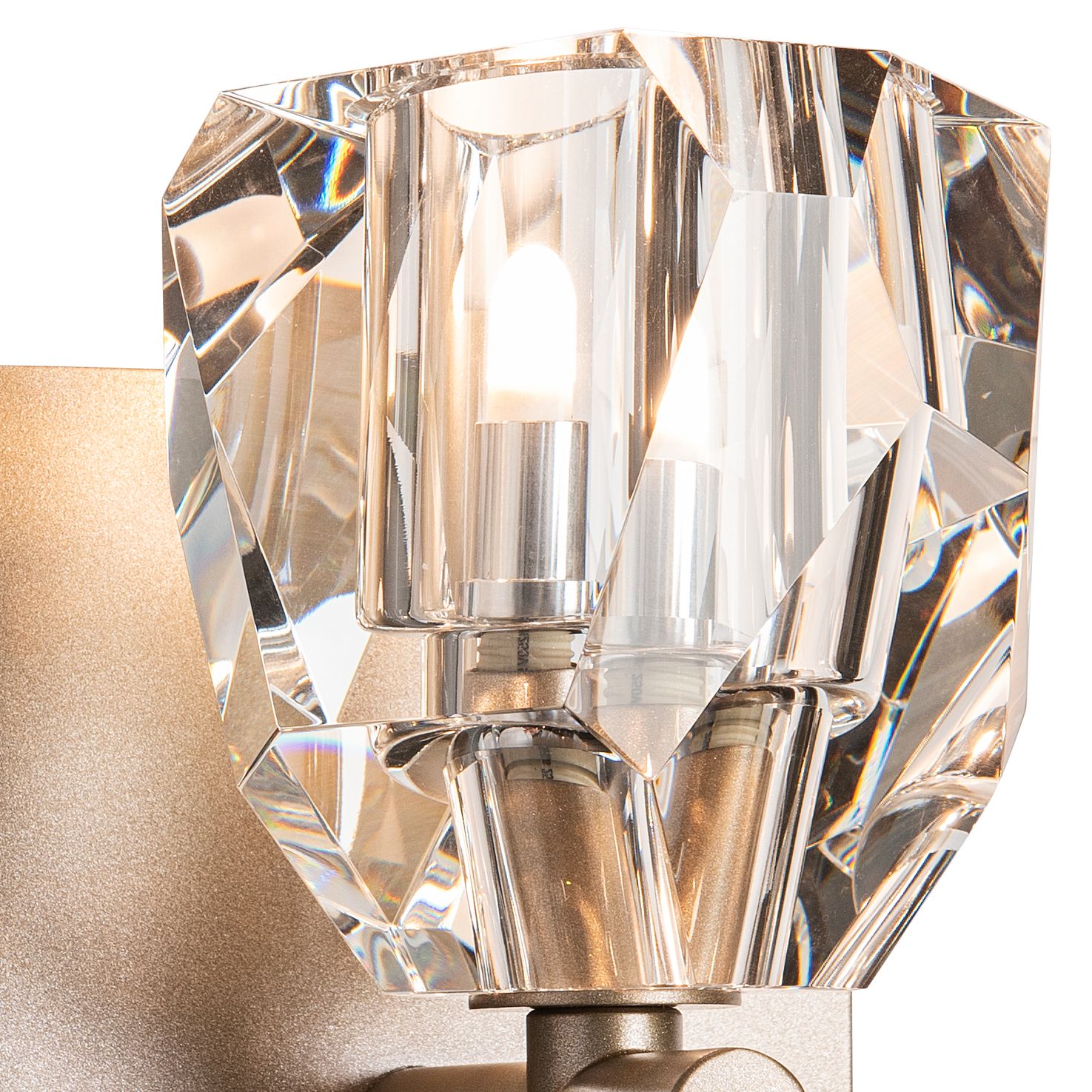 Image 3 Gatsby 1-Light Bath Sconce - Soft Gold Finish - Crystal Accents more views