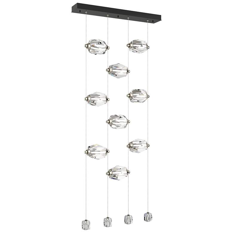 Image 1 Gatsby 27.5" Wide 9-Light Crystal Ink Standard LED Pendant