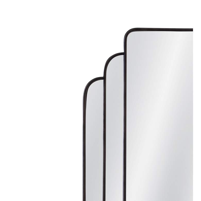 Image 3 Gatsby 35" x 71" Matte Black Wall Mirror more views