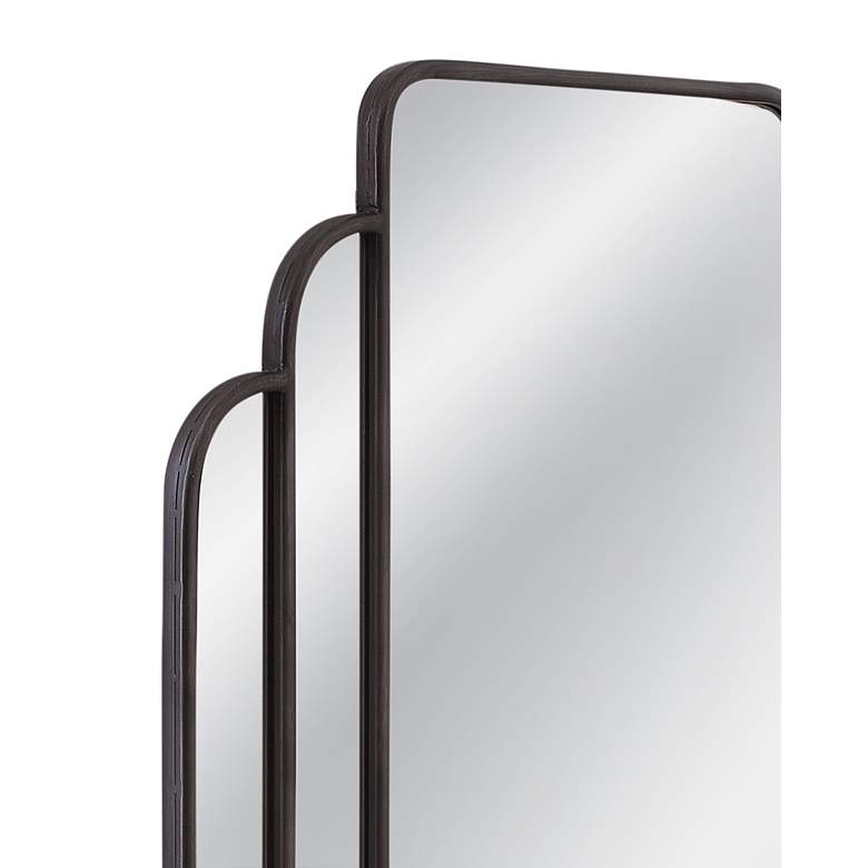 Image 4 Gatsby 35" x 71" Matte Black Wall Mirror more views