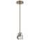 Gatsby 4.3" Wide Crystal Soft Gold Mini Pendant