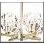 Gatsby 4-Light Pendant - Modern Brass Finish - Crystal Accents