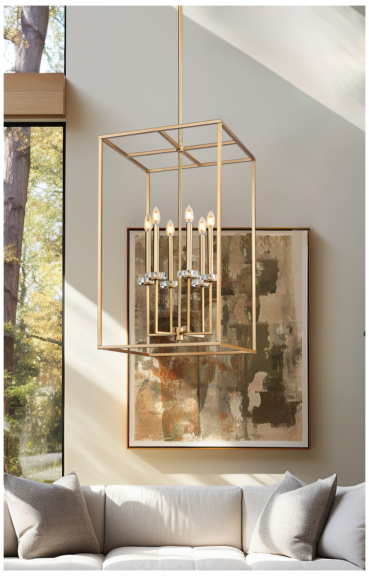 Image 2 Gaultier by Z-Lite 18 inch Modern Gold 6 Light Chandelier more views