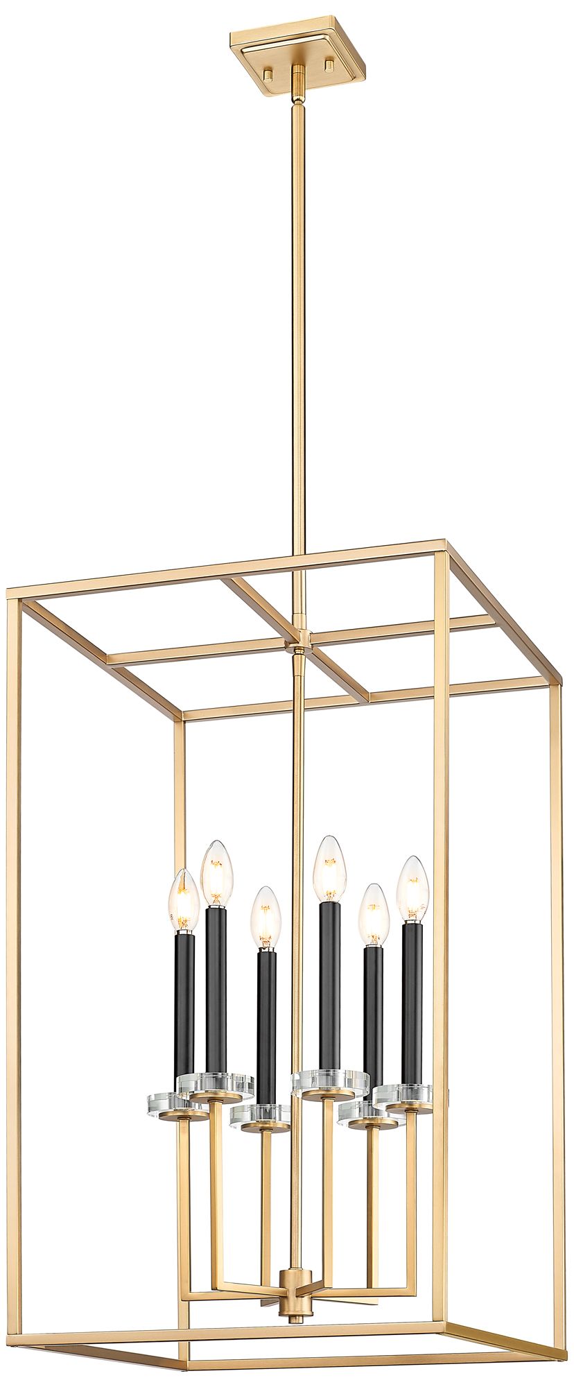 Image 5 Gaultier by Z-Lite 18 inch Modern Gold 6 Light Chandelier more views