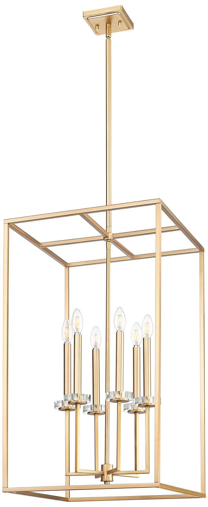 Image 7 Gaultier by Z-Lite 18 inch Modern Gold 6 Light Chandelier more views