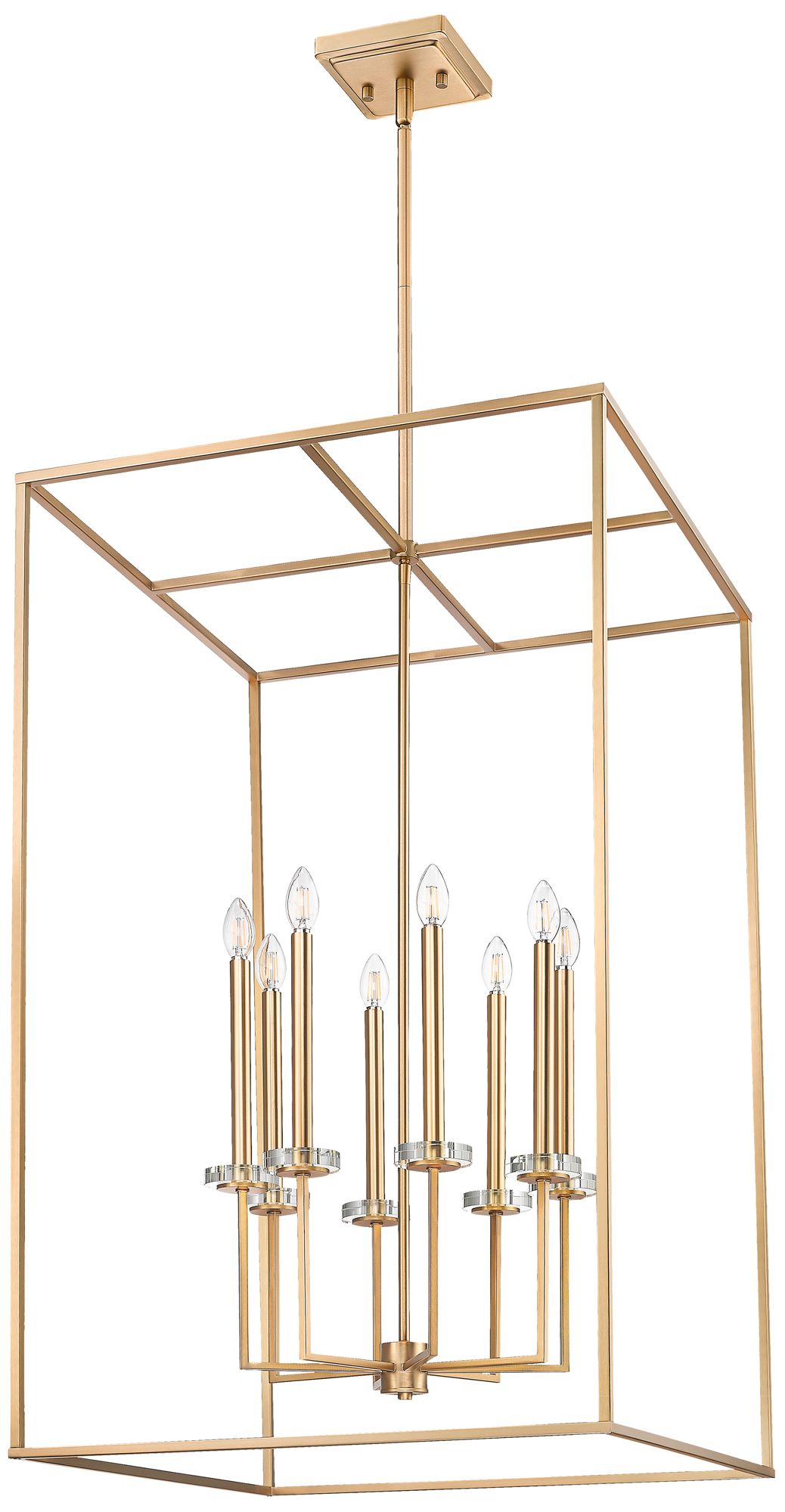 Image 7 Gaultier by Z-Lite 24 inch Modern Gold 8 Light Chandelier more views