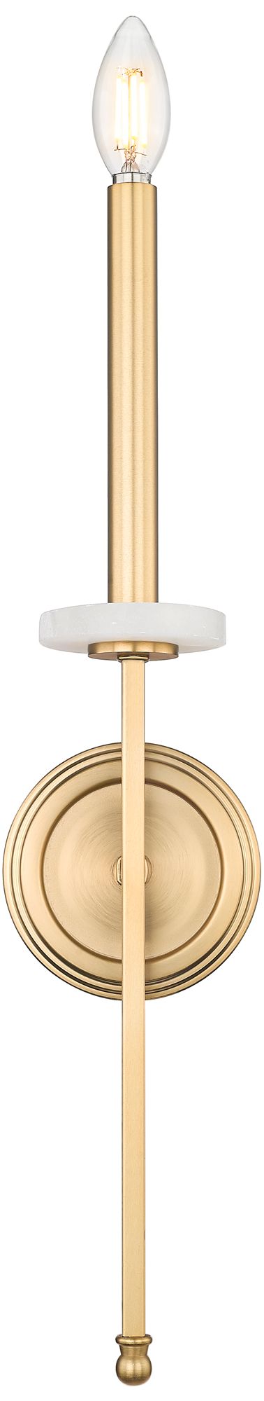 Image 4 Gaultier by Z-Lite Modern Gold 1 Light Wall Sconce more views