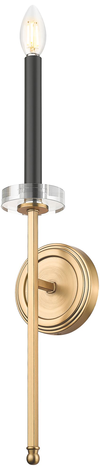 Image 5 Gaultier by Z-Lite Modern Gold 1 Light Wall Sconce more views