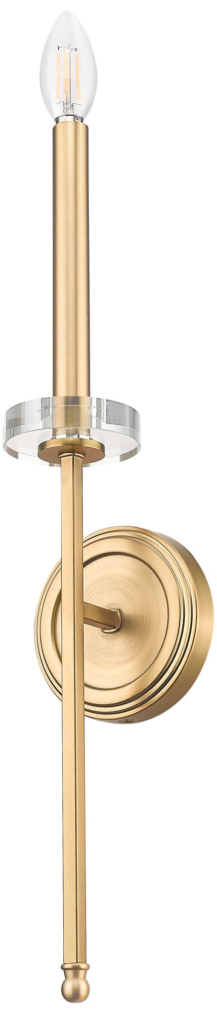 Image 7 Gaultier by Z-Lite Modern Gold 1 Light Wall Sconce more views