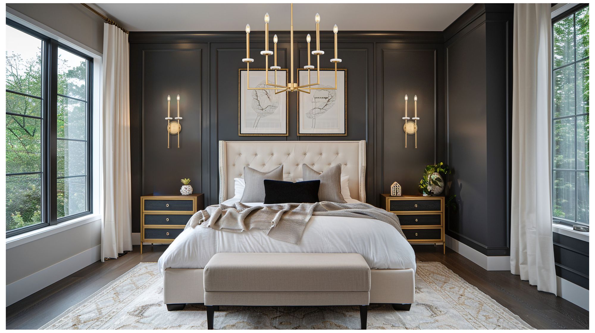 Image 3 Gaultier by Z-Lite Modern Gold 2 Light Wall Sconce more views