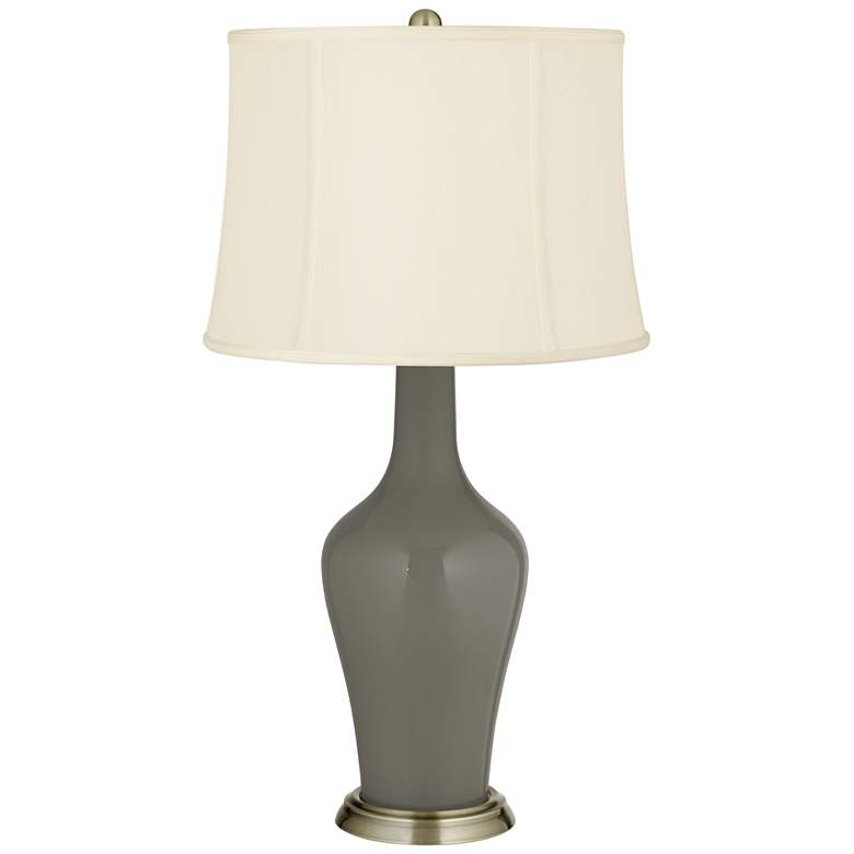 Image 2 Gauntlet Gray Anya Table Lamp with Dimmer