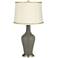 Gauntlet Gray Anya Table Lamp with President's Braid Trim