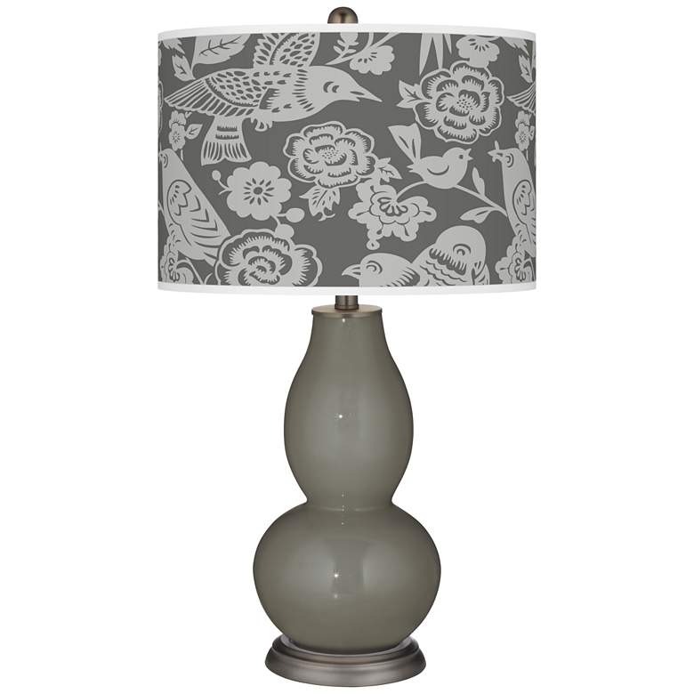 Image 1 Gauntlet Gray Aviary Double Gourd Table Lamp