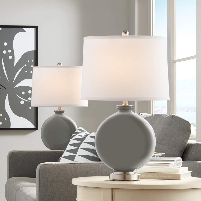 Gauntlet Gray Carrie Table Lamp Set of 2
