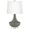 Gauntlet Gray Gillan Glass Table Lamp