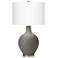 Gauntlet Gray Ovo Table Lamp