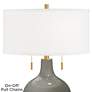2_Gauntlet Gray Toby Brass Accents Table Lamp more views